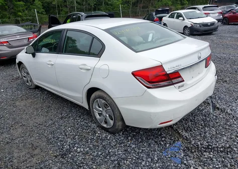 2013 Honda Civic Lx from USA, damaged, VIN 19XFB2F52DE257421